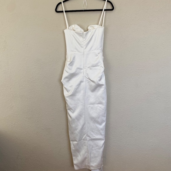 House of CB S PLUS CUP Flora Ivory Satin Corset Dress Size NWOT Small DD - Picture 7 of 14